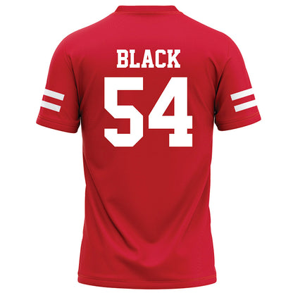 Nebraska - NCAA Football : Brendan Black - Red Football Jersey-1