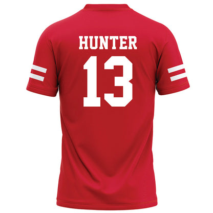 Nebraska - NCAA Football : Nyziah Hunter - Red Football Jersey-1