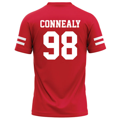 Nebraska - NCAA Football : Conor Connealy - Red Football Jersey