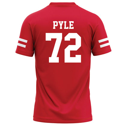Nebraska - NCAA Football : Gibson Pyle - Red Football Jersey-1