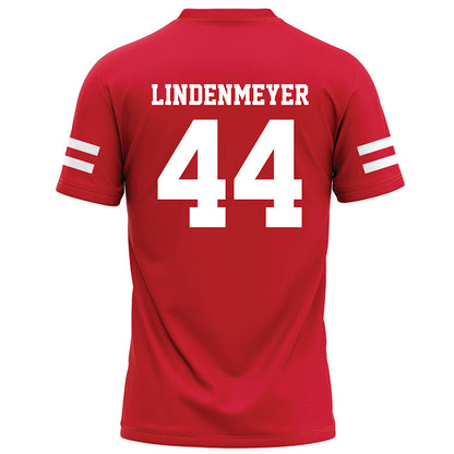 Nebraska - NCAA Football : Luke Lindenmeyer - Red Football Jersey