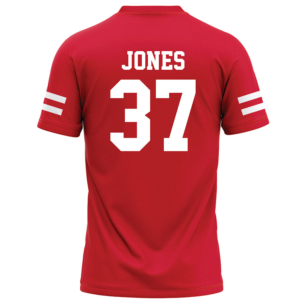 Nebraska - NCAA Football : Donovan Jones - Red Football Jersey-1