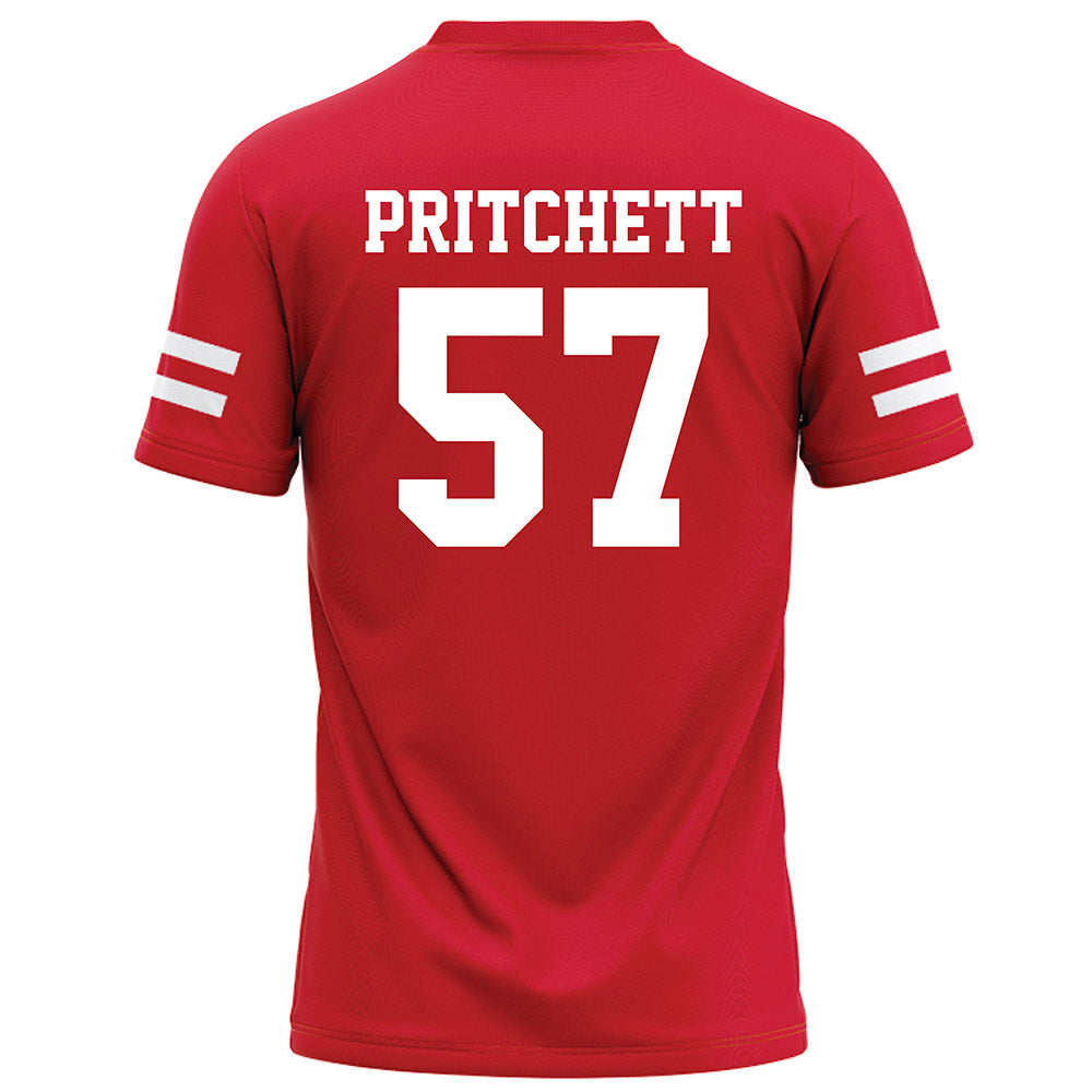 Nebraska - NCAA Football : Elijah Pritchett - Red Football Jersey-1