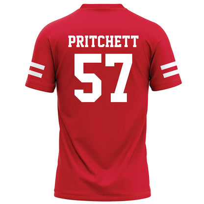 Nebraska - NCAA Football : Elijah Pritchett - Red Football Jersey-1