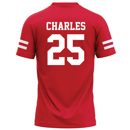 Nebraska - NCAA Football : Jeremiah Charles - Red Football Jersey
