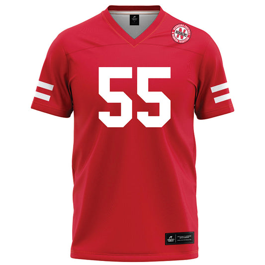 Nebraska - NCAA Football : Tree Babalade - Red Football Jersey-0