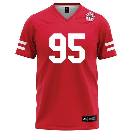 Nebraska - NCAA Football : Gabriel Moore - Red Football Jersey-0