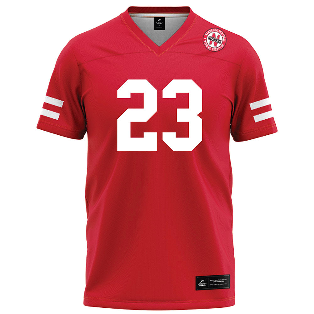 Nebraska - NCAA Football : Caleb Benning - Red Football Jersey-0