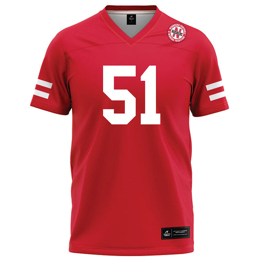 Nebraska - NCAA Football : Dawson Merritt - Red Football Jersey-0