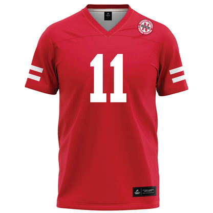 Nebraska - NCAA Football : Kwazi Gilmer - Red Football Jersey-0
