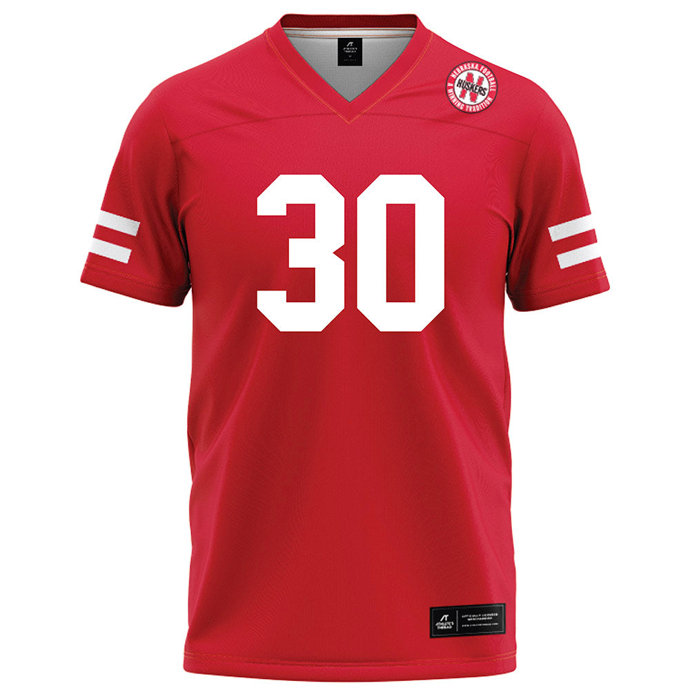 Nebraska - NCAA Football : Jasin Shiggs - Red Football Jersey-0