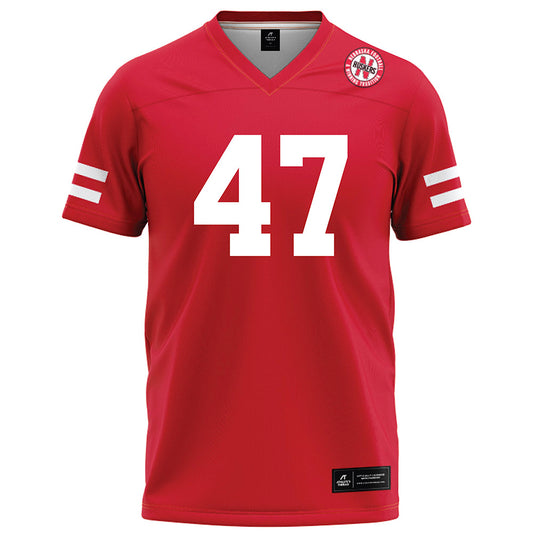 Nebraska - NCAA Football : Gage Stenger - Red Football Jersey-0