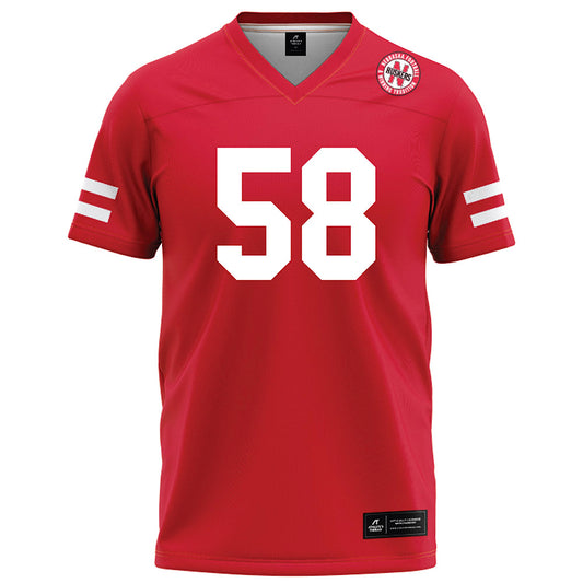 Nebraska - NCAA Football : Jake Peters - Red Football Jersey-0