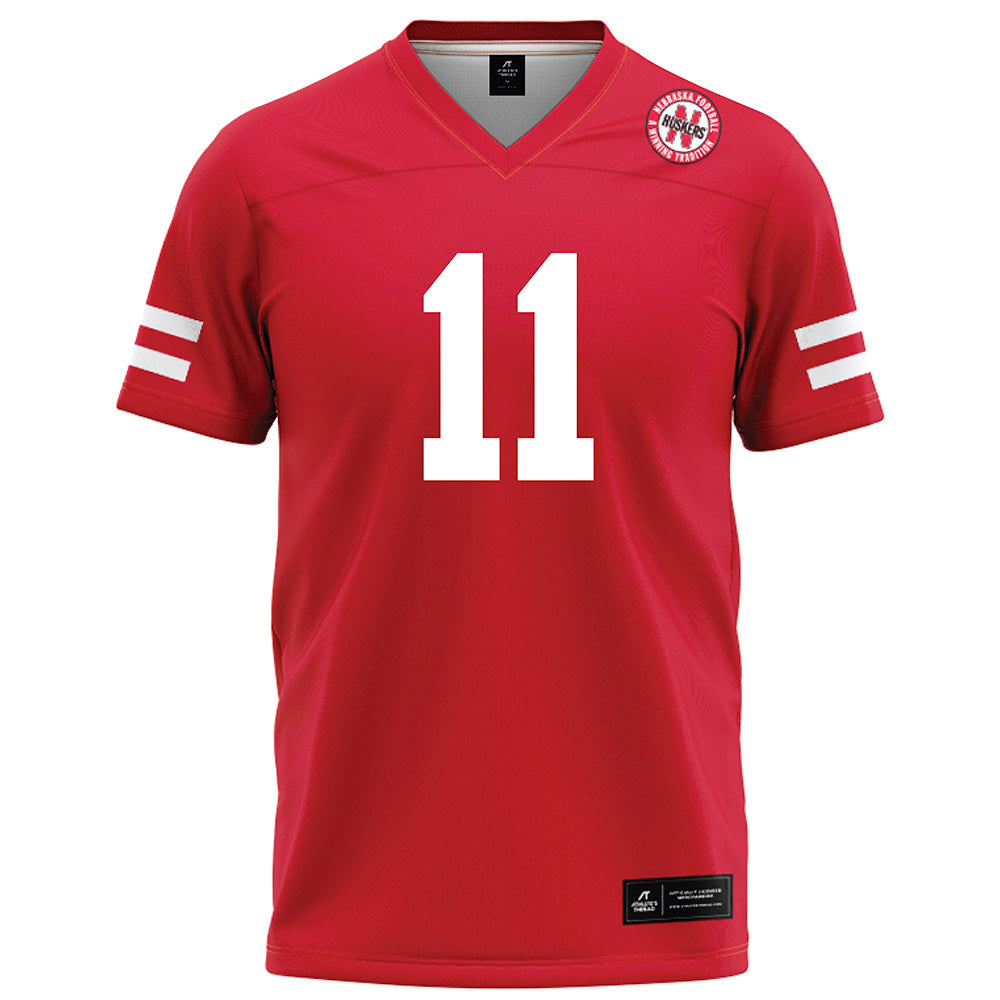 Nebraska - NCAA Football : Bode Soukup - Red Football Jersey-0