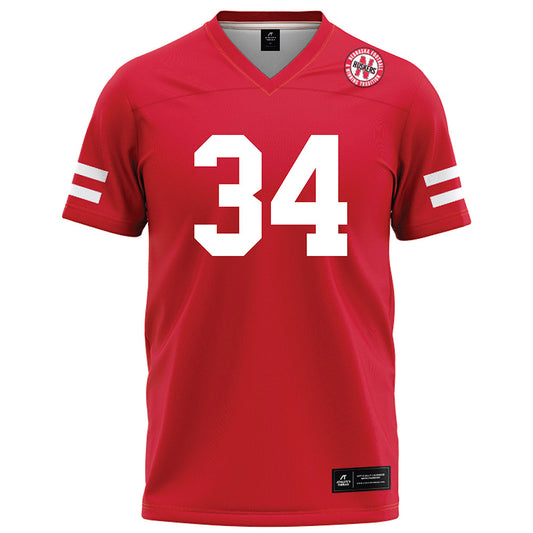 Nebraska - NCAA Football : Owen Stoudmire - Red Football Jersey-0