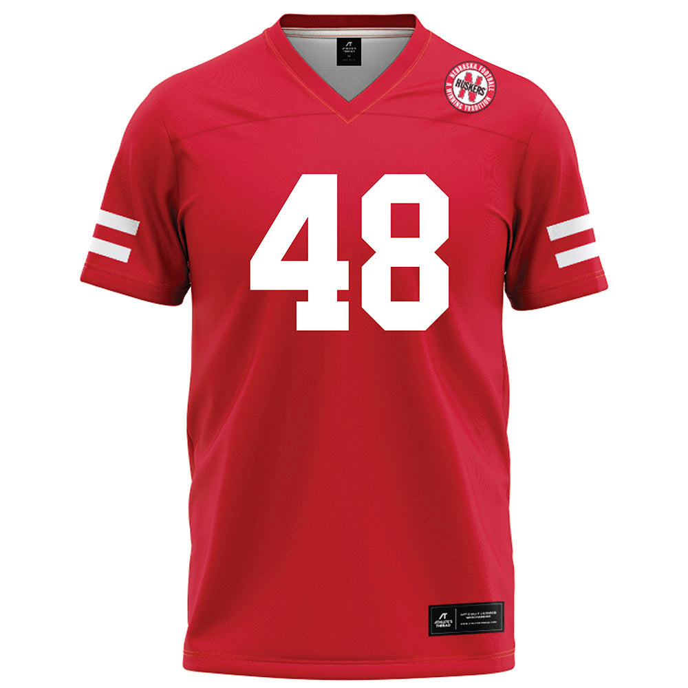Nebraska - NCAA Football : Dylan Berymon - Red Football Jersey-0