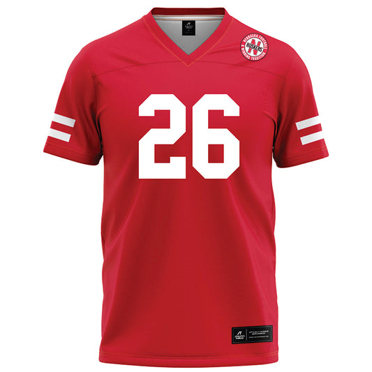 Nebraska - NCAA Football : Dwayne Mcdougle - Red Football Jersey-0