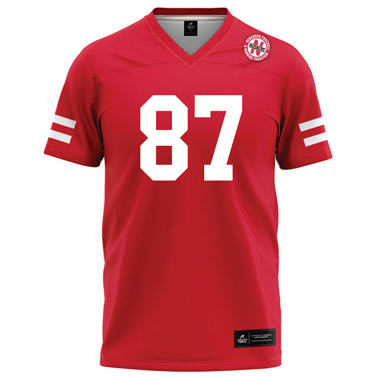 Nebraska - NCAA Football : Mac Markway - Red Football Jersey-0