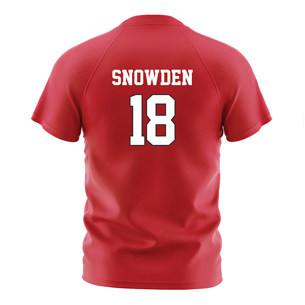 Nebraska - NCAA Women's Soccer : Reese Snowden - Red Soccer Jersey-1