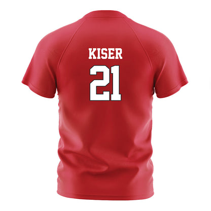 Nebraska - NCAA Women's Soccer : Izzie Kiser - Red Soccer Jersey-1