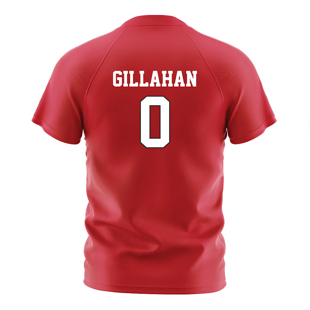 Nebraska - NCAA Women's Soccer : Avery Gillahan - Red Soccer Jersey-1