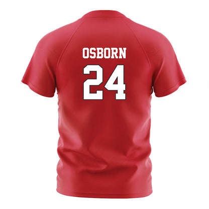 Nebraska - NCAA Women's Soccer : Madison Osborn - Red Soccer Jersey-1