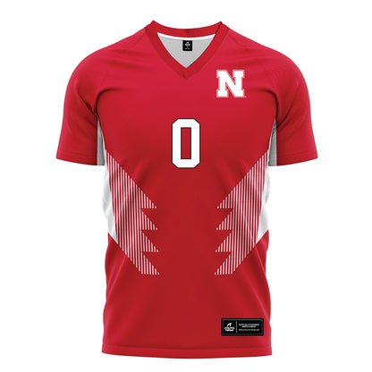 Nebraska - NCAA Women's Soccer : Avery Gillahan - Red Soccer Jersey-0