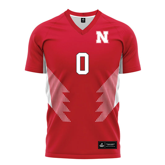 Nebraska - NCAA Women's Soccer : Avery Gillahan - Red Soccer Jersey-0