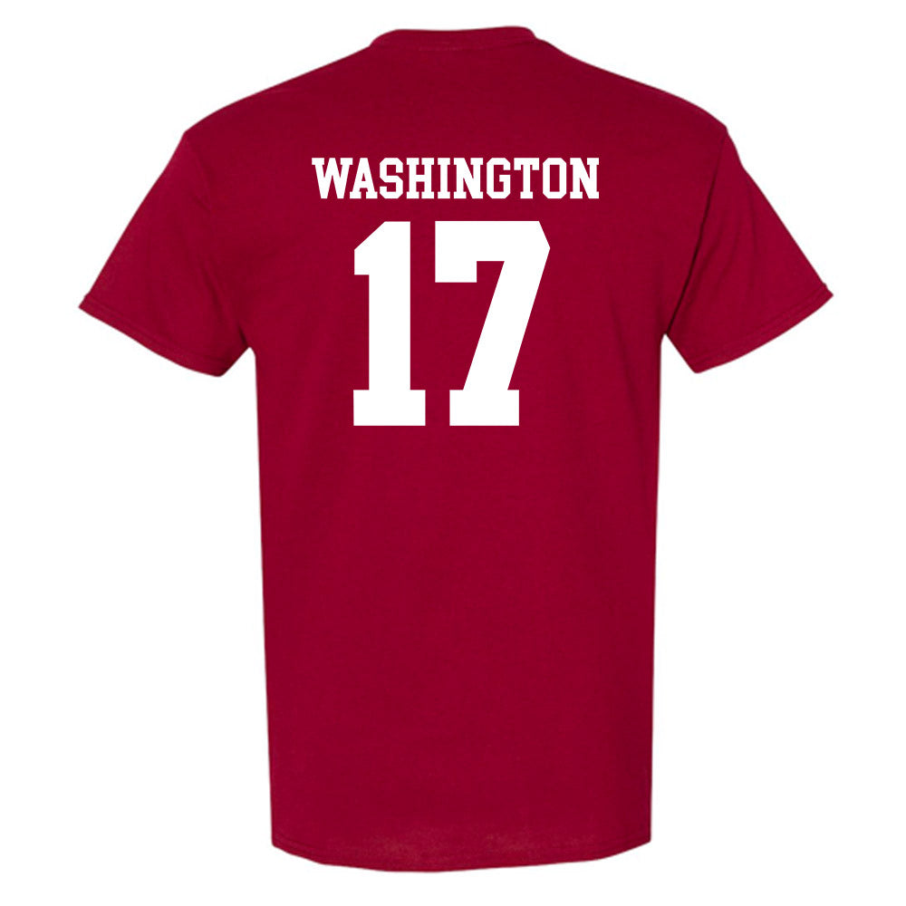 UMass - NCAA Football : Jerry Washington - Generic Shersey T-Shirt-1