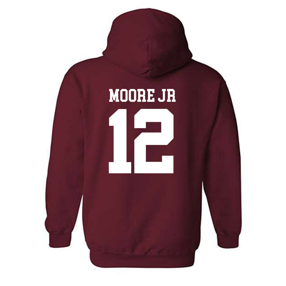 UMass - NCAA Football : David Moore Jr - Generic Shersey Hooded Sweatshirt-1