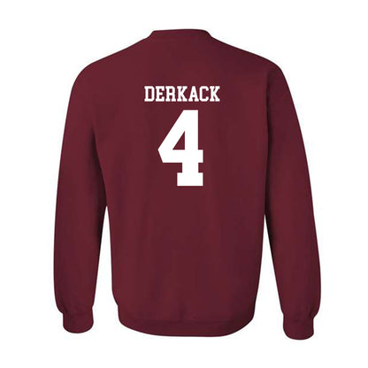 UMass - NCAA Women's Basketball : Taylor Derkack - Generic Shersey Crewneck Sweatshirt-1