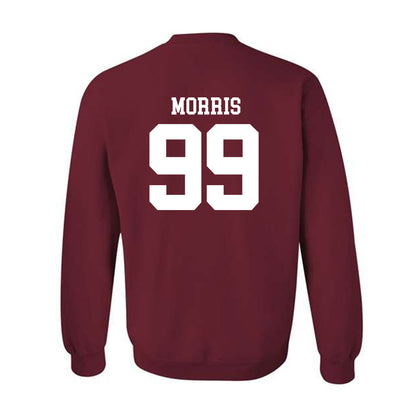 UMass - NCAA Football : Derek Morris - Generic Shersey Crewneck Sweatshirt-1