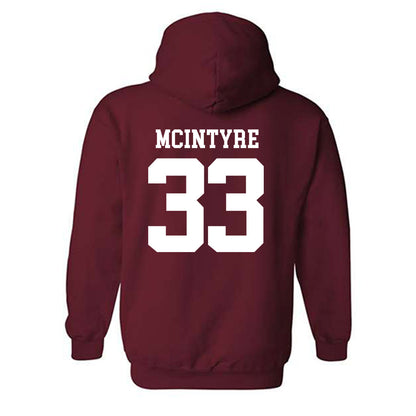 UMass - NCAA Football : Seamus McIntyre - Generic Shersey Hooded Sweatshirt-1