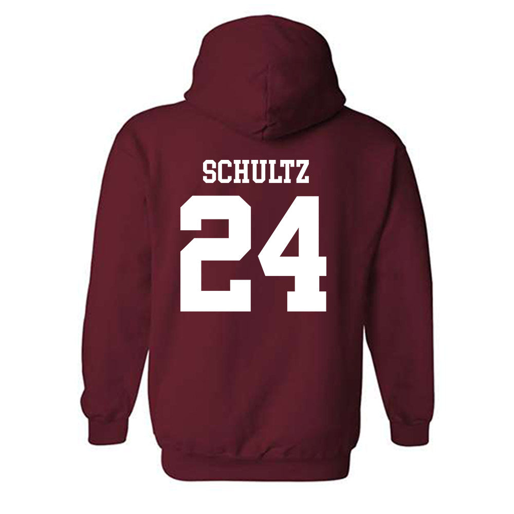 UMass - NCAA Women's Soccer : Amanda Schultz - Generic Shersey Hooded Sweatshirt-1