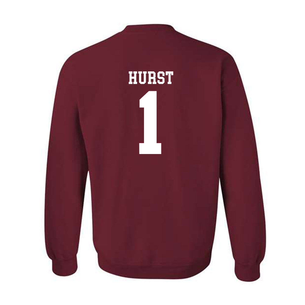 UMass - NCAA Women's Basketball : Reagan Hurst - Generic Shersey Crewneck Sweatshirt-1