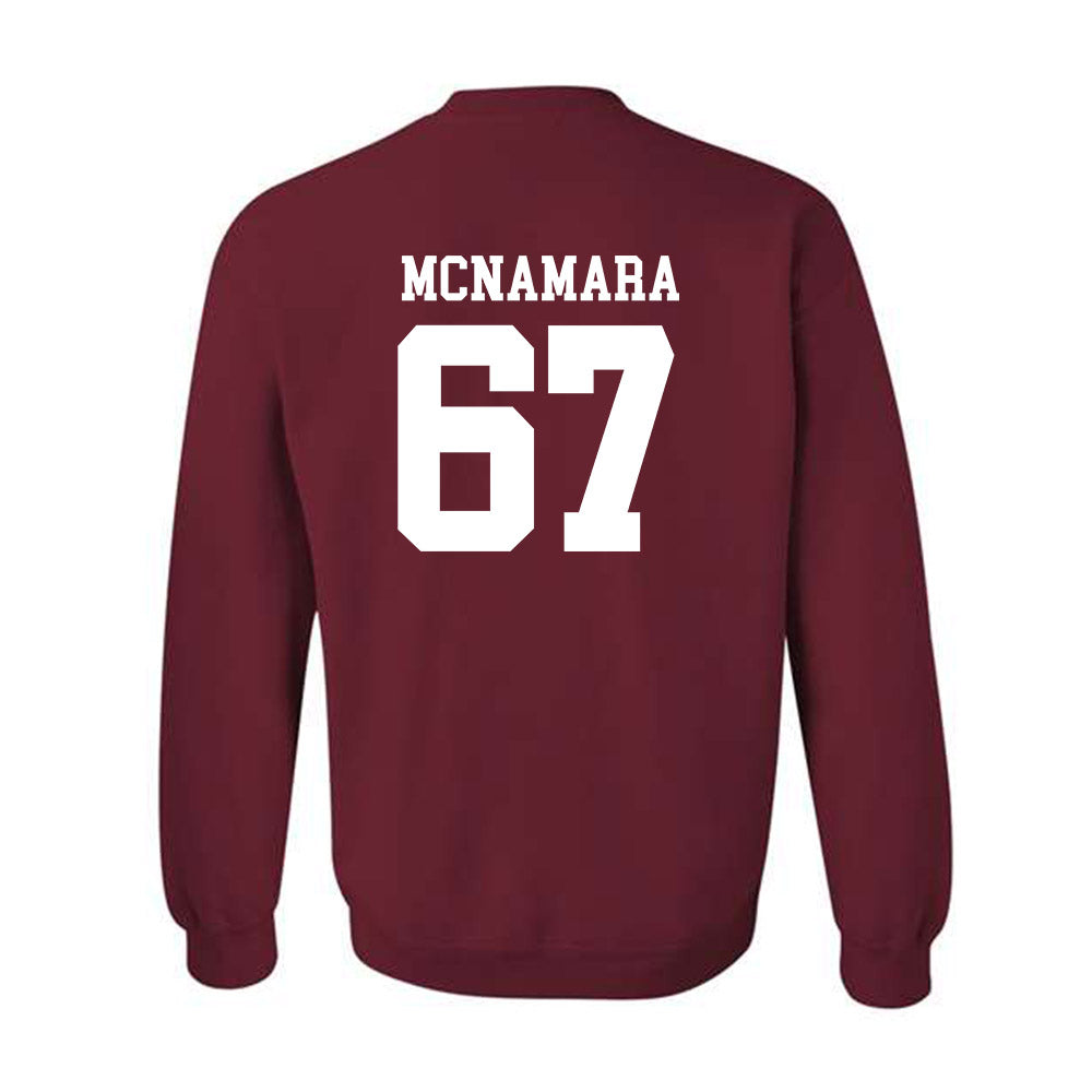 UMass - NCAA Football : William Mcnamara - Generic Shersey Crewneck Sweatshirt-1