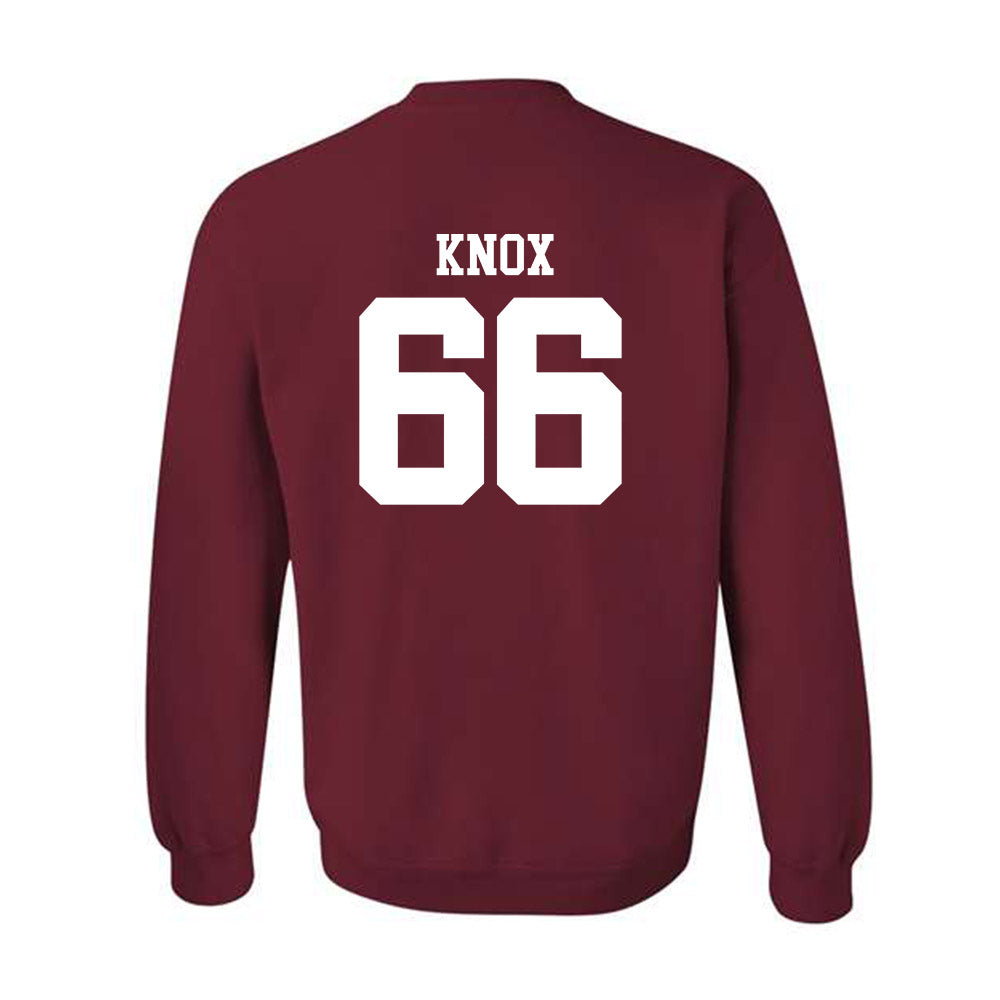 UMass - NCAA Football : Greg Knox - Generic Shersey Crewneck Sweatshirt-1