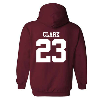 UMass - NCAA Football : JC Clark - Generic Shersey Hooded Sweatshirt-1