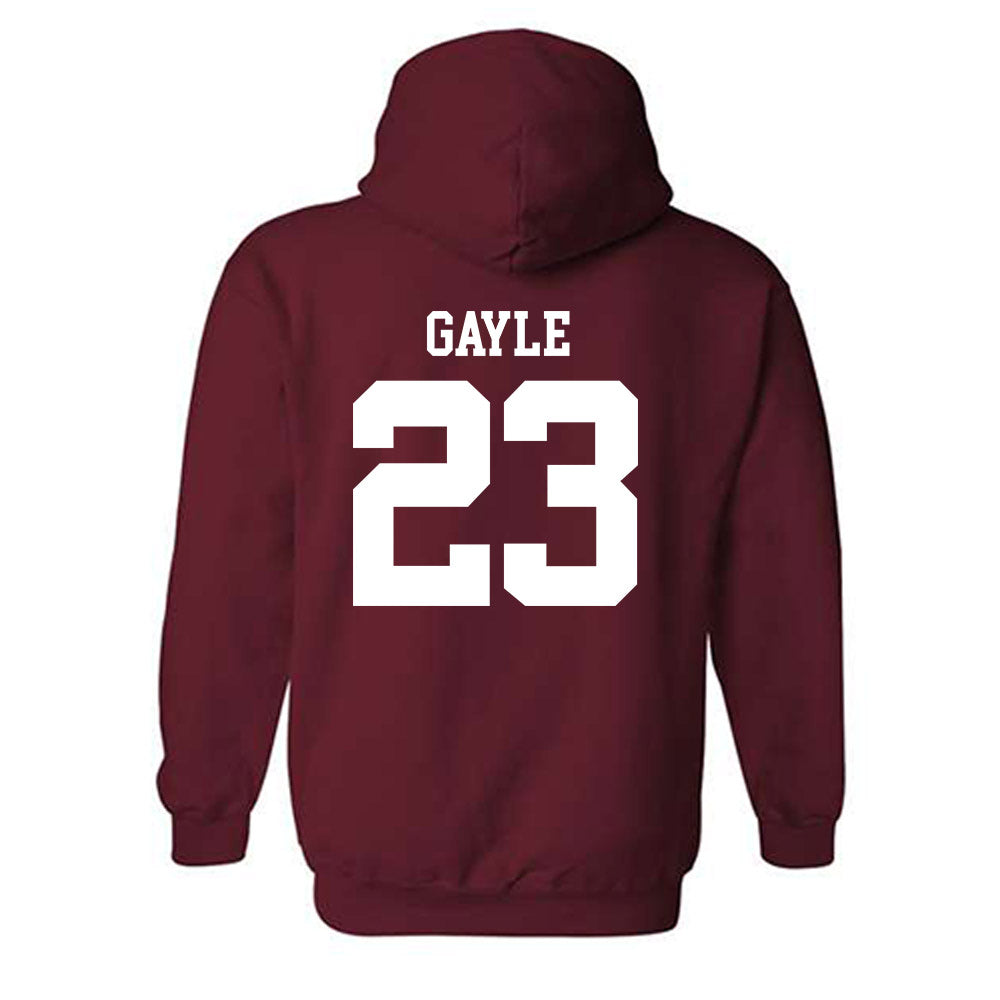 UMass - NCAA Men's Soccer : Taylon Gayle - Generic Shersey Hooded Sweatshirt-1