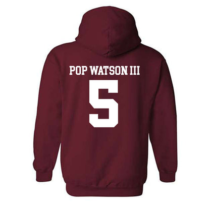 UMass - NCAA Football : William "Pop" Watson III - Generic Shersey Hooded Sweatshirt-1