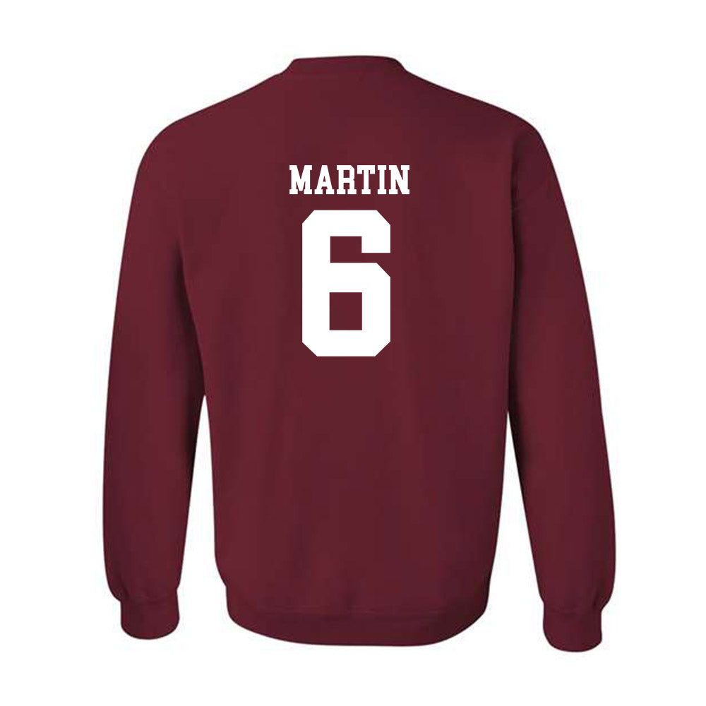 UMass - NCAA Men's Basketball : Christian Martin - Generic Shersey Crewneck Sweatshirt-1