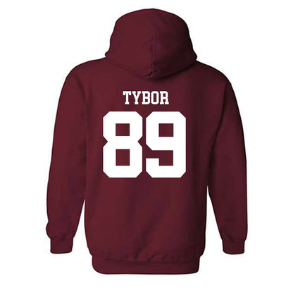 UMass - NCAA Football : Matthew Tybor - Generic Shersey Hooded Sweatshirt-1