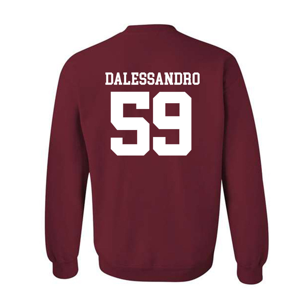 UMass - NCAA Football : Nick Dalessandro - Generic Shersey Crewneck Sweatshirt-1