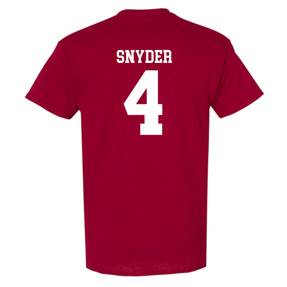UMass - NCAA Football : DD Snyder - Generic Shersey T-Shirt-1