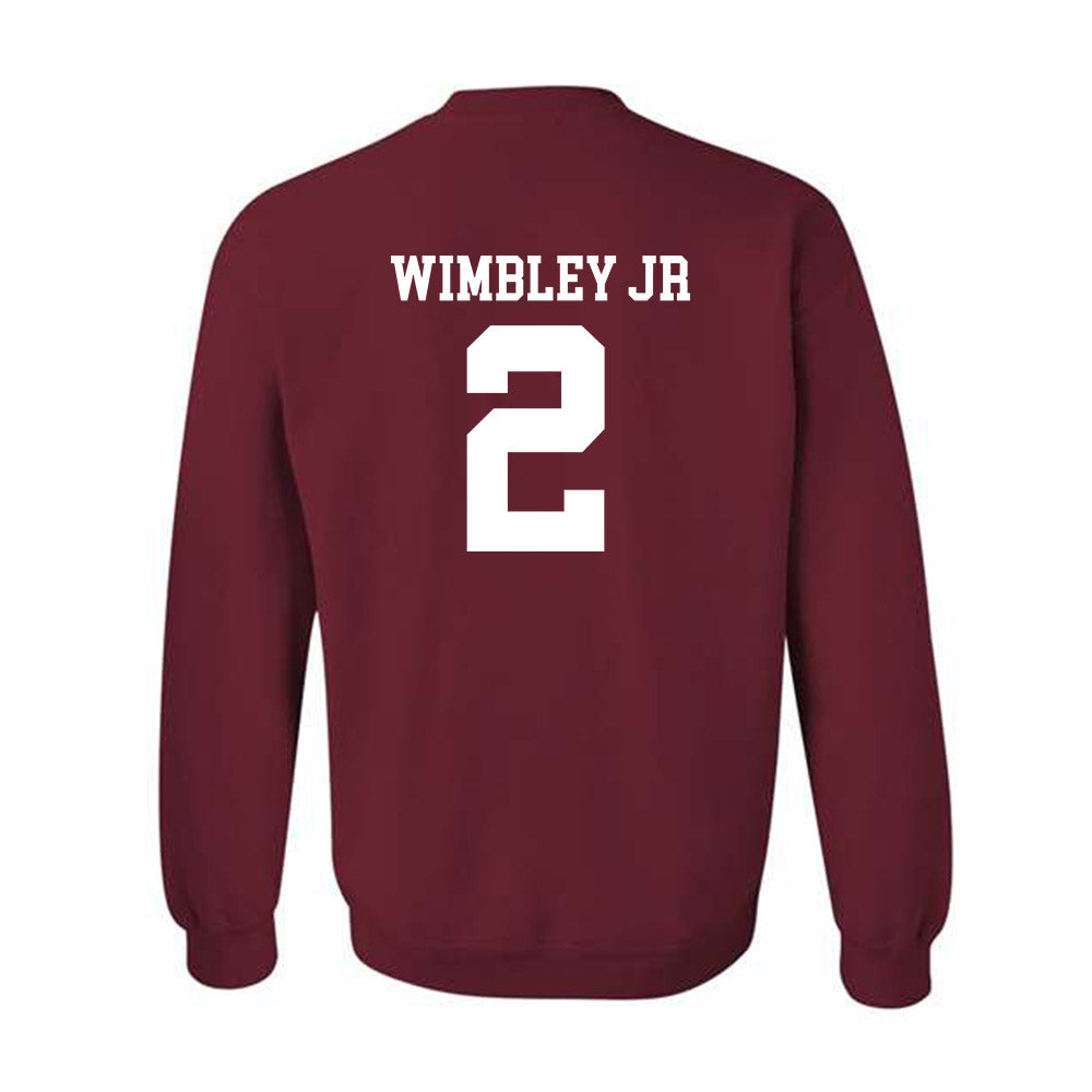 UMass - NCAA Men's Basketball : Dwayne Wimbley jr - Generic Shersey Crewneck Sweatshirt-1
