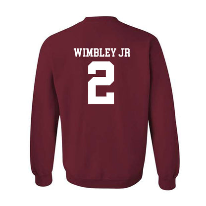UMass - NCAA Men's Basketball : Dwayne Wimbley jr - Generic Shersey Crewneck Sweatshirt-1