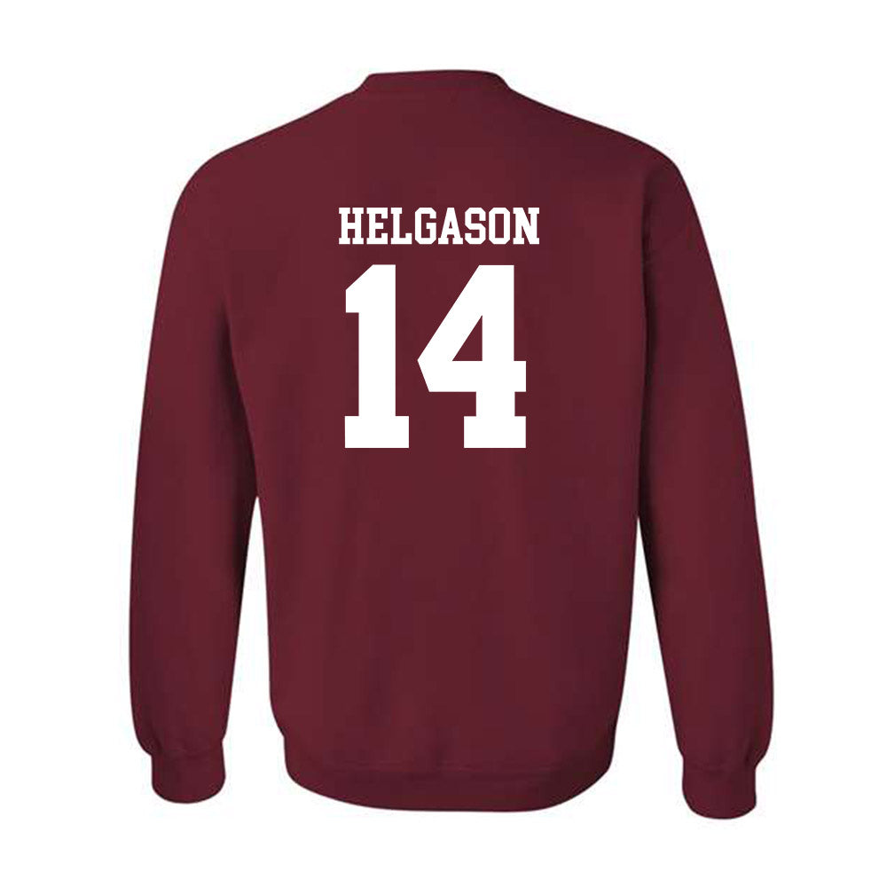 UMass - NCAA Men's Basketball : Heimir Helgason - Generic Shersey Crewneck Sweatshirt-1