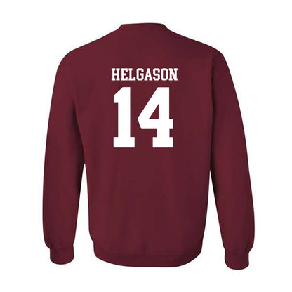 UMass - NCAA Men's Basketball : Heimir Helgason - Generic Shersey Crewneck Sweatshirt-1