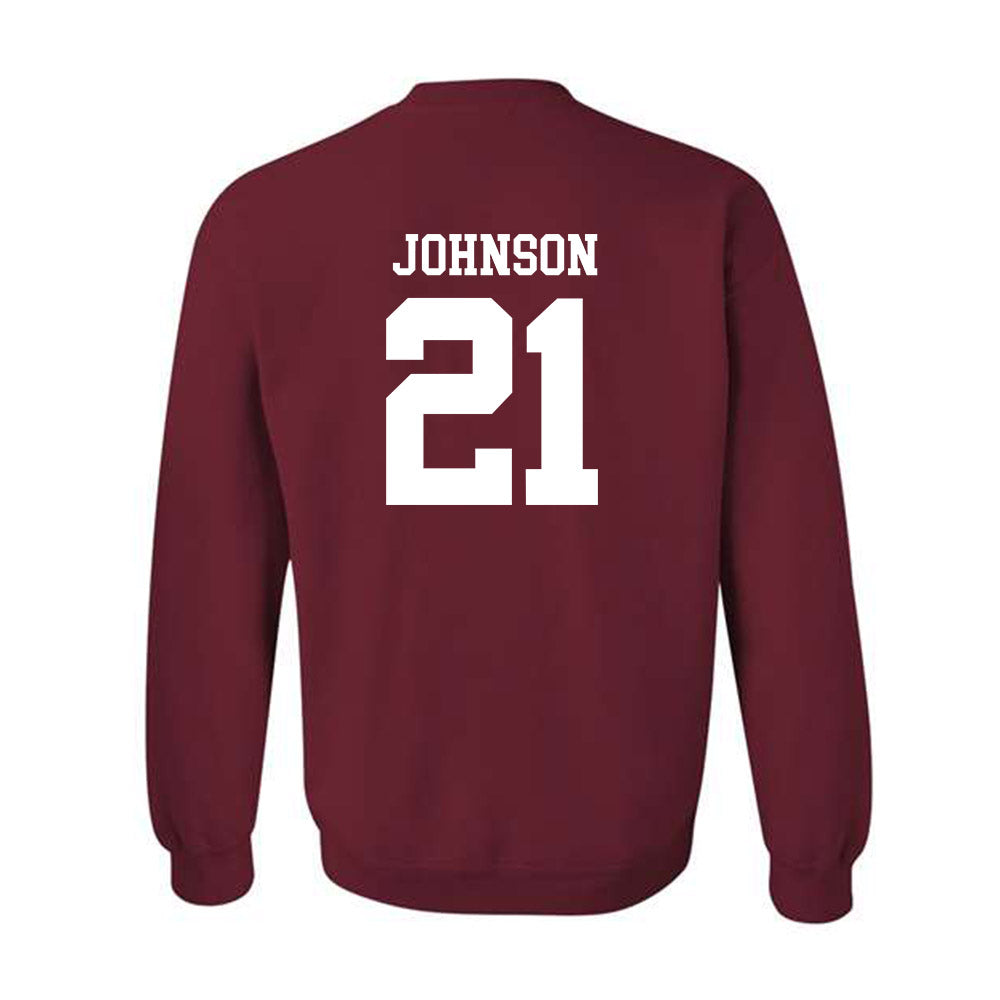UMass - NCAA Football : Terron Johnson - Generic Shersey Crewneck Sweatshirt-1