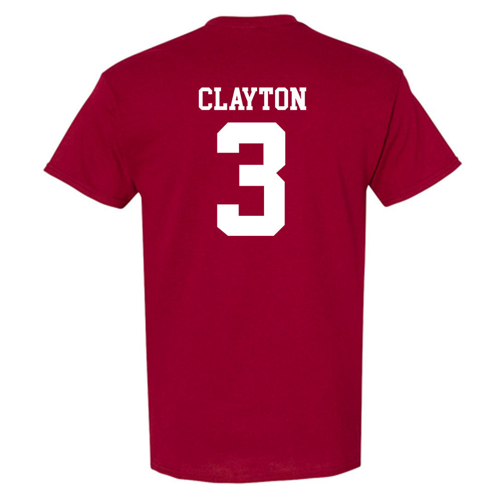 UMass - NCAA Men's Basketball : Jordan Clayton - Generic Shersey T-Shirt-1